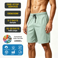 Short de bain pour homme personnalisé, anti-UV, en spandex/polyester, imprimé tie-dye, logo, 1 pièce, short de plage et de surf, OEM ODM