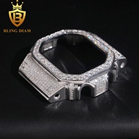 Testeur de diamant de passe de certificat Hip Hop GRA GShock DW5600 VVS D couleur glacé Moissanite lunette de montre