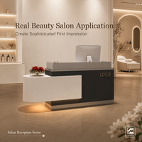 Bureau d'accueil moderne pour salon de beauté, spa, studio, bureau et mobilier d'intérieur commercial