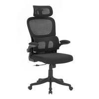 Chaise de bureau ergonomique en maille respirante à prix de gros pour le bureau à domicile avec appui-tête réglable