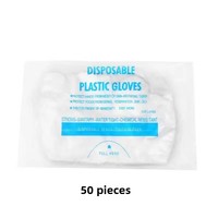 Gants en plastique PE imperméables jetables Gants de beauté traiteur vaisselle de qualité alimentaire