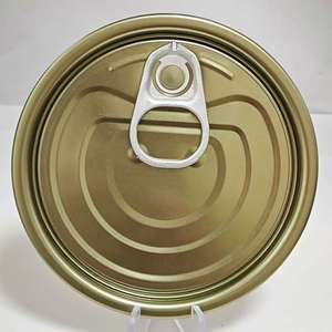 300 #   (72,9 mm) Embout facile à ouvrir en fer blanc avec revêtement blanc <span class=keywords><strong>pour</strong></span> tomates en conserve - Product Image 2