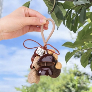 Wholesale Handcrafted Mixed Fruit Shell Pendant Vintage Natural Car Bag Hanging Decor Souvenir - Product Image 6