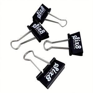 Clip de reliure métallique personnalisé avec impression UV - Design créatif pour une utilisation polyvalente au bureau et en promotion - Product Image 2