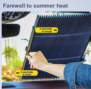 <span class=keywords><strong>Pare</strong></span>-<span class=keywords><strong>soleil</strong></span> rétractable universel pour <span class=keywords><strong>voiture</strong></span>, <span class=keywords><strong>pare</strong></span>-brise avant, vitre arrière pour Toyota, Honda, BMW et Mazda, 1 pièce - Product Image 3