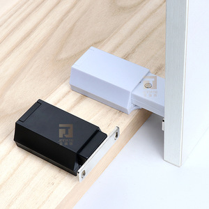 Heavy Duty Concealed Door Rebound Device Magnetic <b>Push</b> Button <b>Latch</b> For Wardrobe Wooden Door H 039 Black - Product Image 3