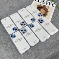 Coque transparente en silicone TPU de 2mm d'épaisseur pour téléphone portable Iphone 16 Pro Max avec logo personnalisé 360 protection complète