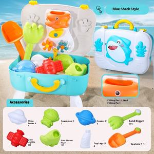 Spiaggia all'aperto giochi d'acqua per bambini di plastica sabbia pala e sabbia modello di gioco strumenti per acqua Set di giocattoli - Product Image 2