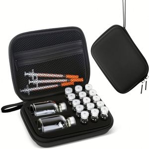 Étui de transport pour flacons d'insuline et de peptides en EVA imperméable, de haute qualité, taille et couleur personnalisées, 3/10 ml, étui de rangement de voyage - Product Image 3