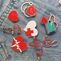 Gros Stock Broche Médicale Épingles En Métal Artisanat Personnalisé Étudiants En Médecine Accessoires Épinglettes En Émail Dur