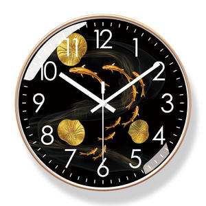 עיצוב הבית מודרני נורדית יוקרה דיגיטלי 3D יצירתי שעון קיר - Product Image 5