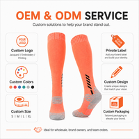 Chaussettes de compression mi-hautes 20-30 mmHg pour hommes et femmes, respirantes, pour la course à pied, le cyclisme, soutien athlétique, logo personnalisé, OEM