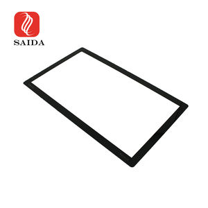 12.8 pouces HD 0.7mm <span class=keywords><strong>verre</strong></span> de couverture avant d'affichage en <span class=keywords><strong>verre</strong></span> ultra mince avec <span class=keywords><strong>lunette</strong></span> noire pour PC tout-en-un - Product Image 4