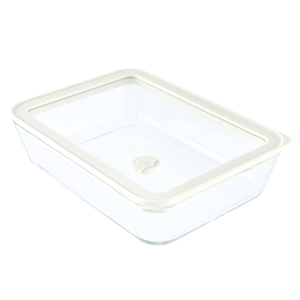 Lot de 3 récipients en verre de haute qualité pour la préparation des repas avec couvercles hermétiques chauffés pour toute occasion pour le stockage de la cuisine - Product Image 3