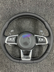 Thể thao sợi carbon da tay lái lắp <span class=keywords><strong>r</strong></span>áp cho Volkswagen VW GTI <span class=keywords><strong>Golf</strong></span> 7 <span class=keywords><strong>r</strong></span> Passat MK6 GTD MK7 sửa đổi Jetta - Product Image 6
