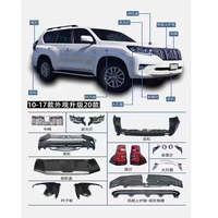 Kit carrosserie de haute qualité pour Toyota Land Cruiser Prado 2010-2017, mise à niveau modèle 2018, lifting pour Land Cruiser, kit carrosserie pour LC150