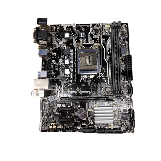 PRIME B250M-K for ASUS LGA 1151 Micro ATX Motherboard DDR4 with 32GB Support 7th/6th Generation PCI-E 3.0 M.2 SATA III for
