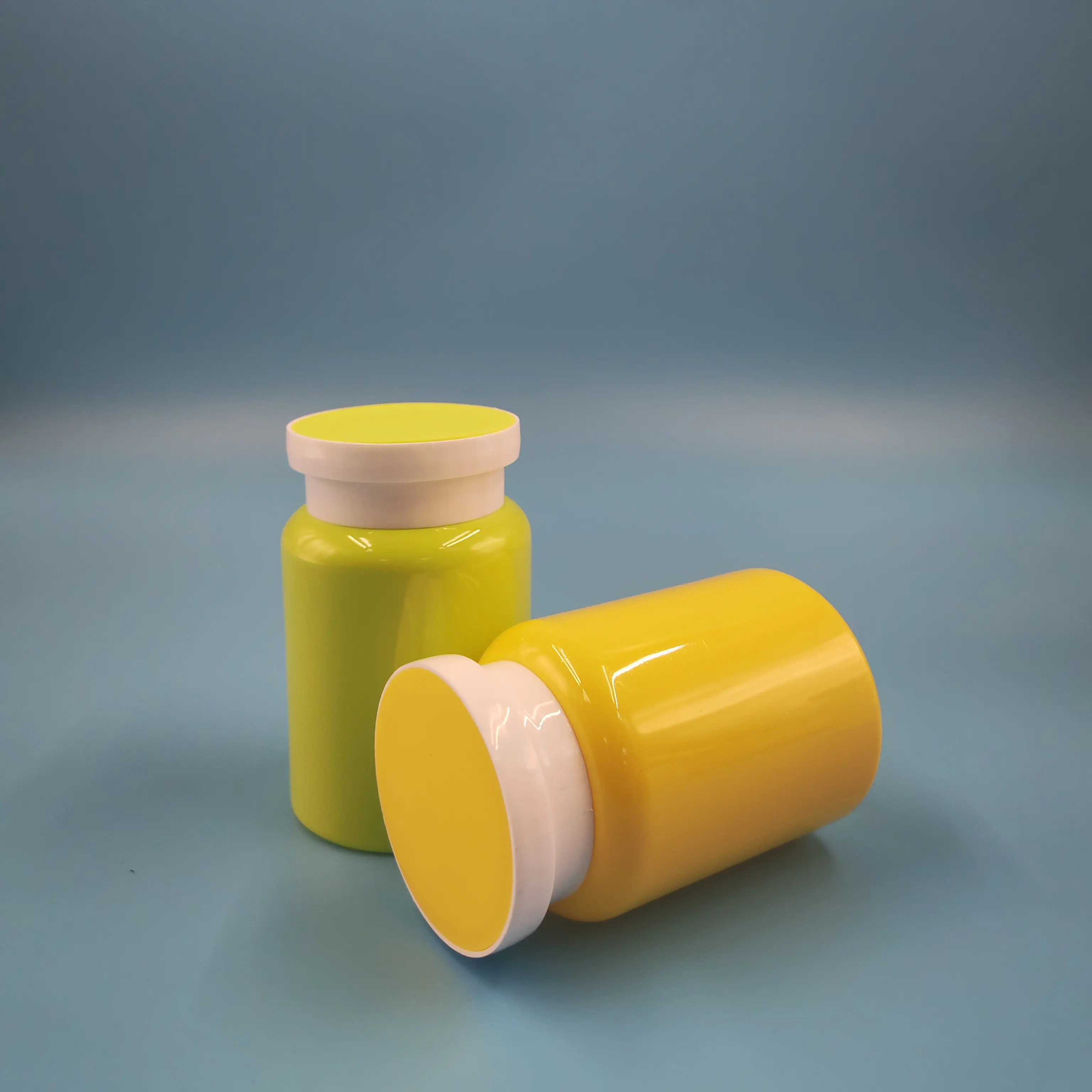 Şeker/probiyotikler/sağlık ürünü için kullanılan taşınabilir boş plastik 175ml PET şeker vitamini tıbbi şişeler