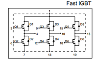 Module IGBT SIP CPV363MF CPV363M4F CPV364M4F CPV364M4K CPV364MU CPV363MU