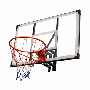 Panier de <span class=keywords><strong>basket</strong></span> mural mobile avec panneau arrière transparent en PC, cadre en fer noir, anneau standard et filet en nylon <span class=keywords><strong>pour</strong></span> le basketball - Product Image 2