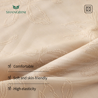 Sujetador inalámbrico SHANGBINI con estampado floral, escote en V profundo, copas moldeadas, talla grande, cómodo, sin costuras, OEM, logotipo personalizado de fábrica