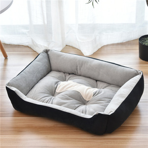 Four Seasons Universal Velvet Microfiber Eco-Friendly Pet <b>Sofa</b> <b>Bed</b> Skin-Friendly Washable Solid Pattern for Cat Dog Sleeping - Product Image 2