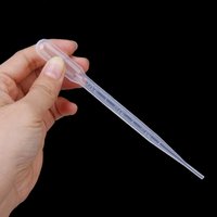 Pipette de transfert en plastique jetable 3 ml 1 ml compte-gouttes gradué stérile
