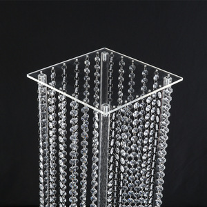 Hot phong cách Châu Âu đám cưới trang trí vuông Acrylic Pha Lê Hoa đứng cho tối giản Bảng trang trí nội thất & đường băng lối đi hướng dẫn - Product Image 4