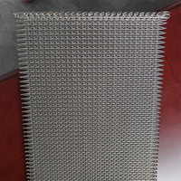 Horno de secado Cinta transportadora de acero inoxidable 304 para transporte de alimentos, cinta transportadora de enlace de varilla de metal