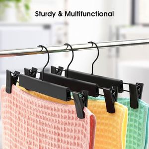 Nouveau Cintre en Plastique de Boutique pour Jupes et Pantalons avec Pinces Antidérapantes, Cintre Domestique pour Vêtements d'Adultes, Porte-Pantalons - Product Image 4