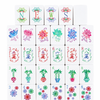 Jeu de Mahjong américain personnalisé en acrylique rose nacré, 166 tuiles, 4 couches, imprimé à l'intérieur, NMJL Std 30mm, coffret cadeau de luxe, directement de l'usine