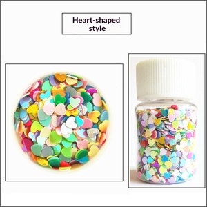 Emballage de bouteille créatif fait main pour slime en forme de cœur 24 styles, pour coques de téléphone DIY, cartes de vœux et nail art, pour l'exportation transfrontalière - Product Image 3