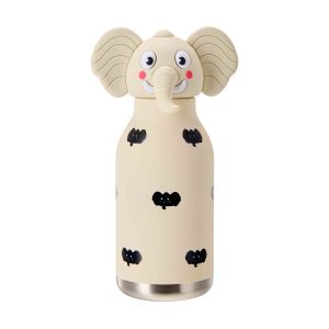 Nouvelle bouteille isotherme de voyage en acier inoxydable à double paroi de 450 ml, design mignon personnalisé en silicone de style dessin animé - Product Image 2
