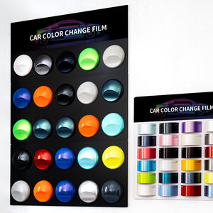 Panneaux d'affichage de Film de vinyle d'enveloppe de 7mo faciles à installer Film de vinyle d'emballage de voiture Air Bubblr murs de <span class=keywords><strong>couleur</strong></span> libres pour le Film d'emballage - Product Image 1