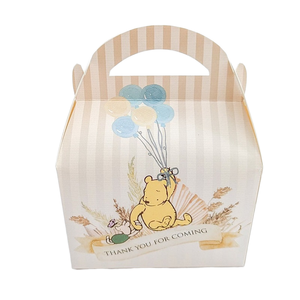 Bear the Pool Classic Floral Personalised Children <strong>Party</strong> Box Gift <strong>Bag</strong> <strong>Favour</strong> - Product Image 4