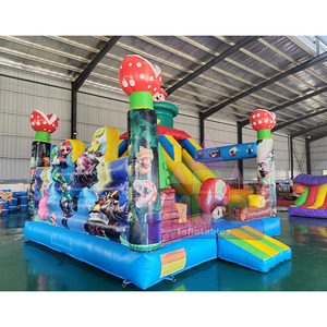 <span class=keywords><strong>Château</strong></span> gonflable <span class=keywords><strong>à</strong></span> thème directement de l'usine avec design Plante Piranha pour la location d'événements scolaires et de carnavals - Product Image 2
