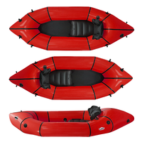 Lightweight230cm 840d TPU gonflable eau blanche rivière PackRaft kayak en eau vive canoë avec bateau en matériau TPU ultraléger