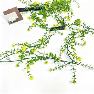 Vignes artificielles, série Eucalyptus, camélia multicolore, lot de 2, décoration murale, décoration de mariage - Product Image 2