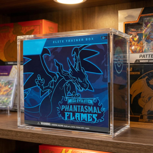 Boîte de rangement transparente en acrylique ETB pour <span class=keywords><strong>booster</strong></span> box, fermeture magnétique N52, étanche et anti-poussière pour Pokémon - Product Image 3