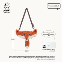 Peluche Fun Deva Fox Bag, jouet mignon, coussin à câliner, compagnon de sommeil, cadeau d'anniversaire, polyester, rembourrage en coton PP, tailles 17-60 cm
