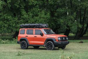 Tente <span class=keywords><strong>de</strong></span> <span class=keywords><strong>toit</strong></span> souple et étanche pour 3-4 personnes Overland avec barre lumineuse Poteau automatique en aluminium pour le camping en plein air Utilisation sur le <span class=keywords><strong>toit</strong></span> d'une voiture - Product Image 5