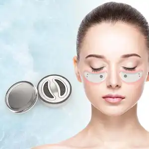 Alat pijat mata LED terapi, produk baru 2024 penghilang kerut bantalan mata Anti Penuaan dapat digunakan kembali Ems perangkat kecantikan