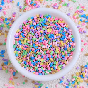 Nouvel emballage 10g, pâte à modeler souple, impression étoiles de Noël, flocon de neige, colle crème, bricolage, bijoux, décoration de gâteau, sucre, grain, décoration d'art des ongles - Product Image 1