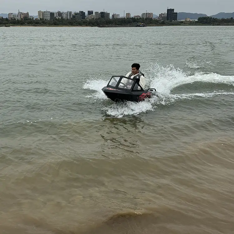 Barco de kart aquático, mini barco a jato elétrico para corrida, mini-barco a jato para venda