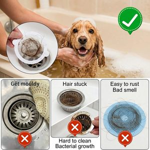 Commercial Disposable Drain Filter Stickers,Self-Adhesive Hair&Debris <b>Catcher</b> for Hotels,Apartments,Salons & OEM/ODM Bulk Supply - Product Image 3