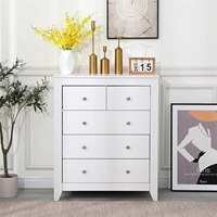 Ensemble de meubles de chambre à coucher moderne en MDF 4 pièces de haute qualité PB avec un grand espace de rangement pour la maison de campagne, l'appartement, l'hôtel