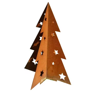 Décoration de Noël DIY Écologique en Acier Corten pour Extérieur – Ornements Métalliques Artistiques Faciles à Installer pour Jardin et Usage Domestique - Product Image 1