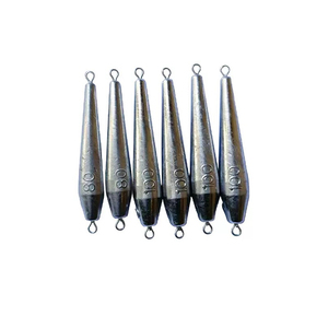 Plomb de pêche en gros <span class=keywords><strong>à</strong></span> double anneau pour pêche en haute mer, 30-100g - Product Image 2