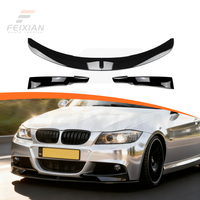 Para BMW Serie 3 E90 E91 LCI M Sport 2009-2012, Difusor Delantero, Kit Aerodinámico, ABS Pulido, 100% Compatible, Fácil Instalación