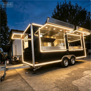 รถพ่วงครัวเคลื่อนที่ รถพ่วงขายกาแฟและของหวาน รถพ่วงขายบาร์บีคิว รถขายเบียร์ รถขายอาหารพร้อมเตาย่าง รถพ่วงขายเอสเพรสโซ ร้านค้าเคลื่อนที่ - Product Image 1